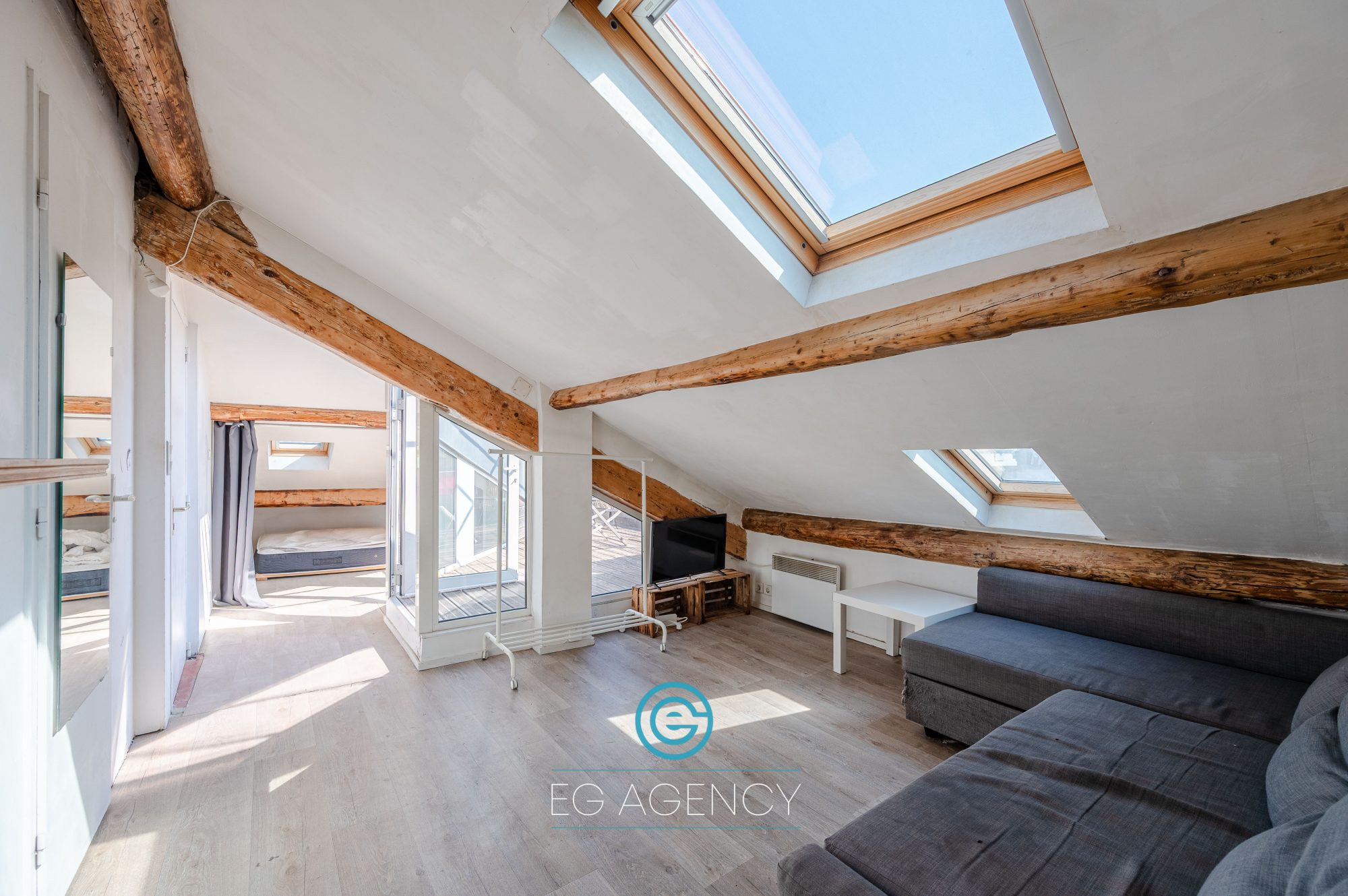 Studio de 26m2 + terrasse de 13.22m2