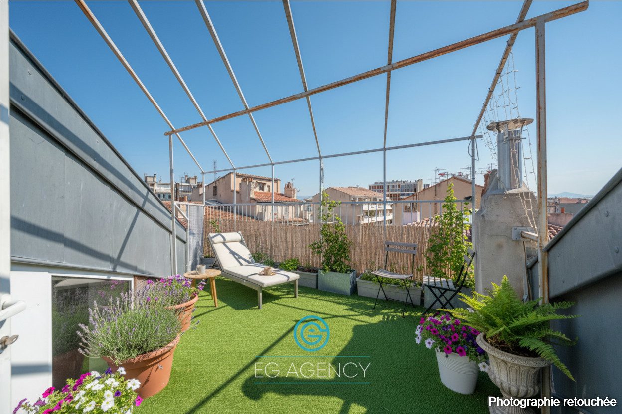 Studio de 26m2 + terrasse de 13.22m2